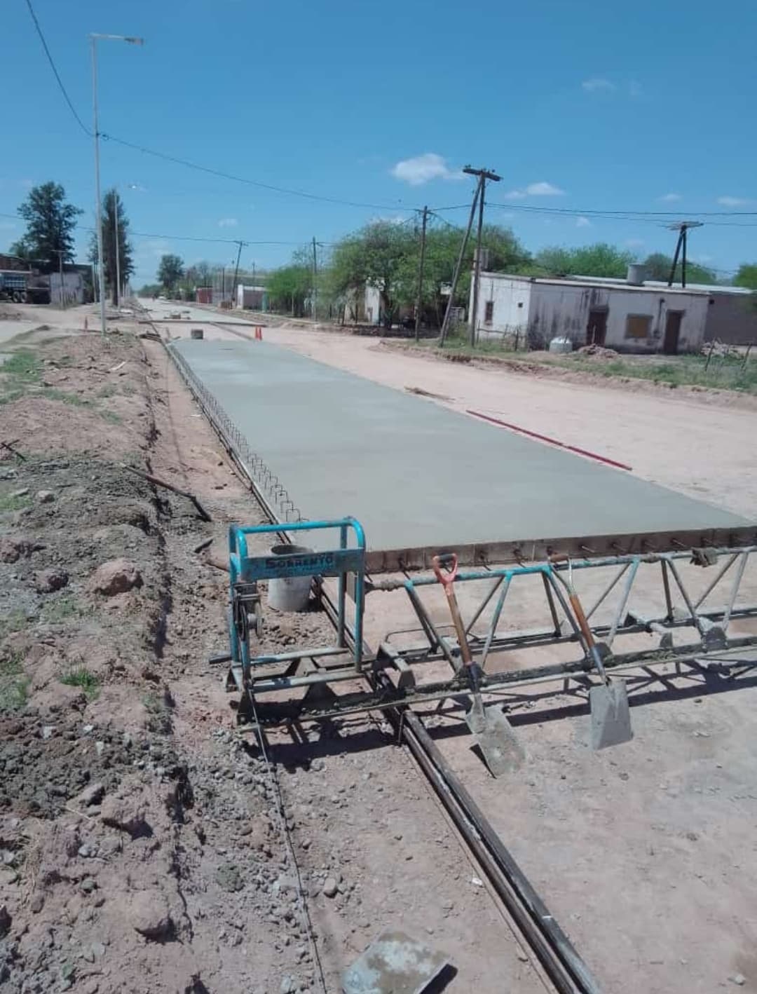 Urban paving built by Konstrudesch in El Espinillo, Chaco