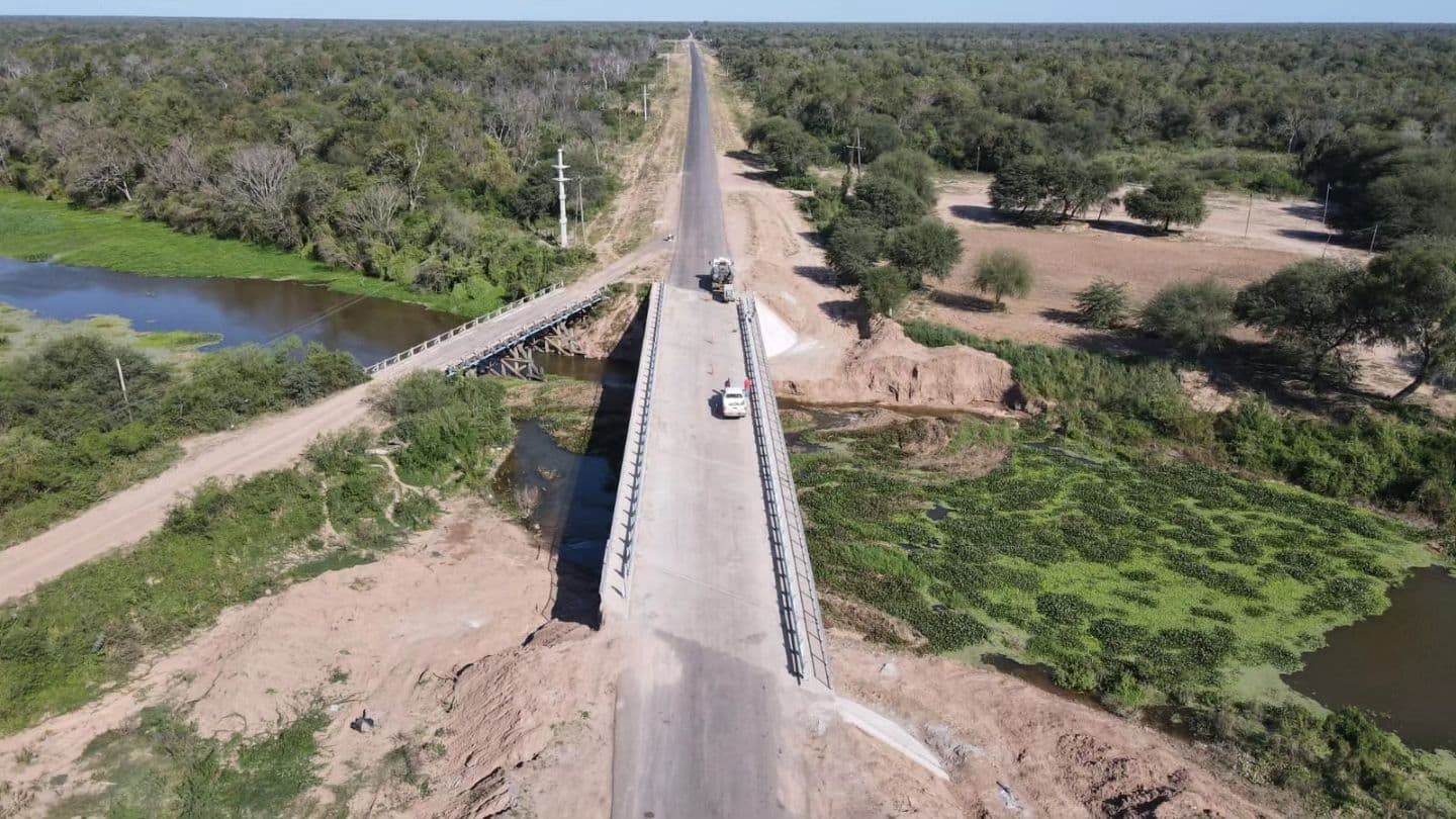 La Sirena bridge on Provincial Route 3 in Chaco built by Konstrudesch